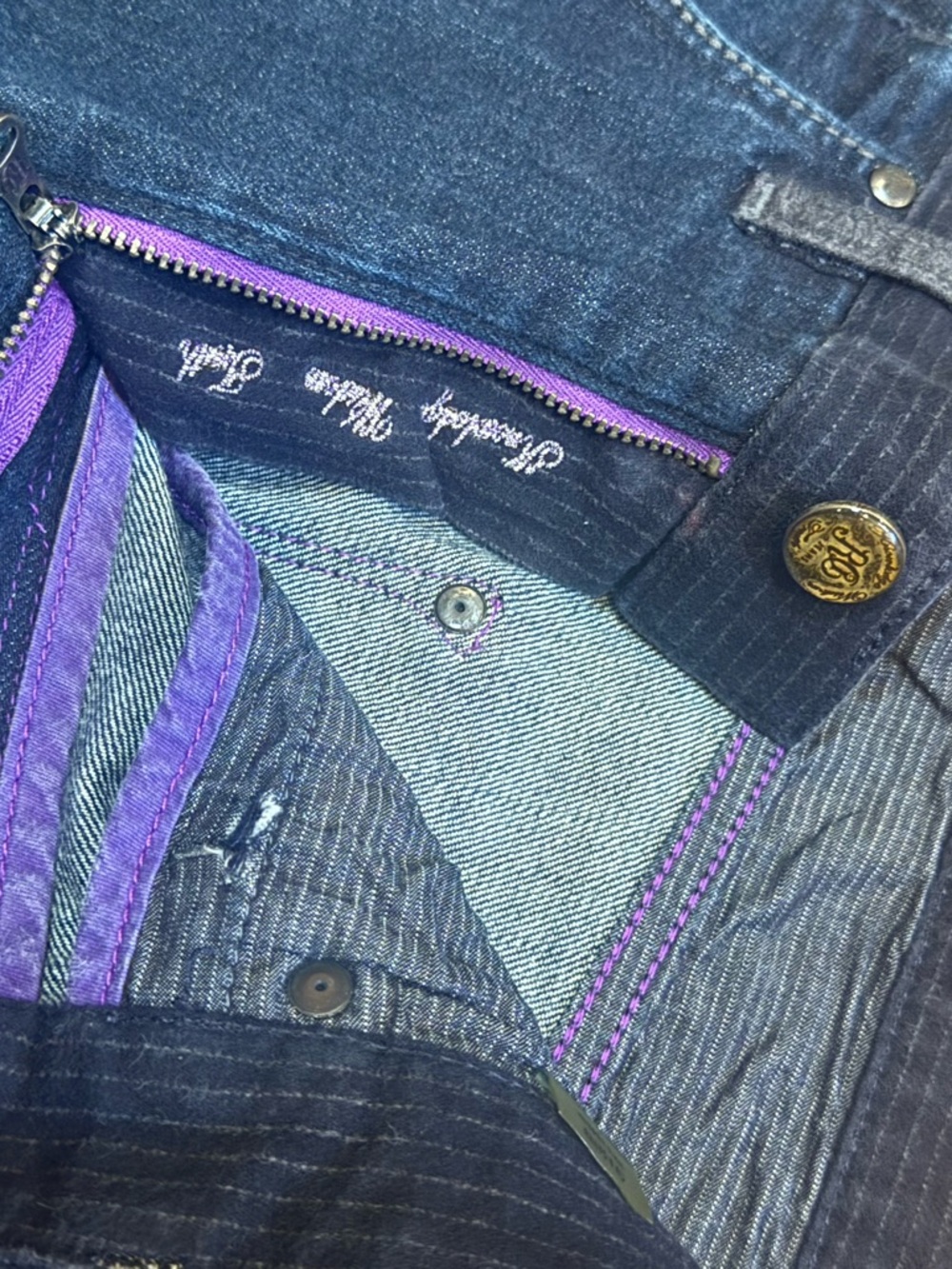 Robert Graham Men's Straight Jeans in Dark Blue 33/30 - Picture 7 of 7